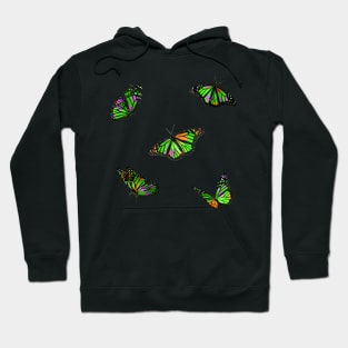 Secondary Colours Butterflies Sticker Pack Hoodie